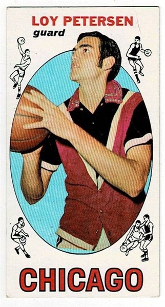 1969 Topps Basketball #37 Loy Petersen - Chicago Bulls